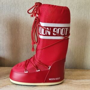 Moon Boot Icon Snow Boot - Red Moon Boots Red Icon Boots
